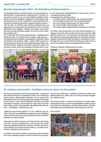 Roederjournal Ausgabe 9.2025 15. September 2025
